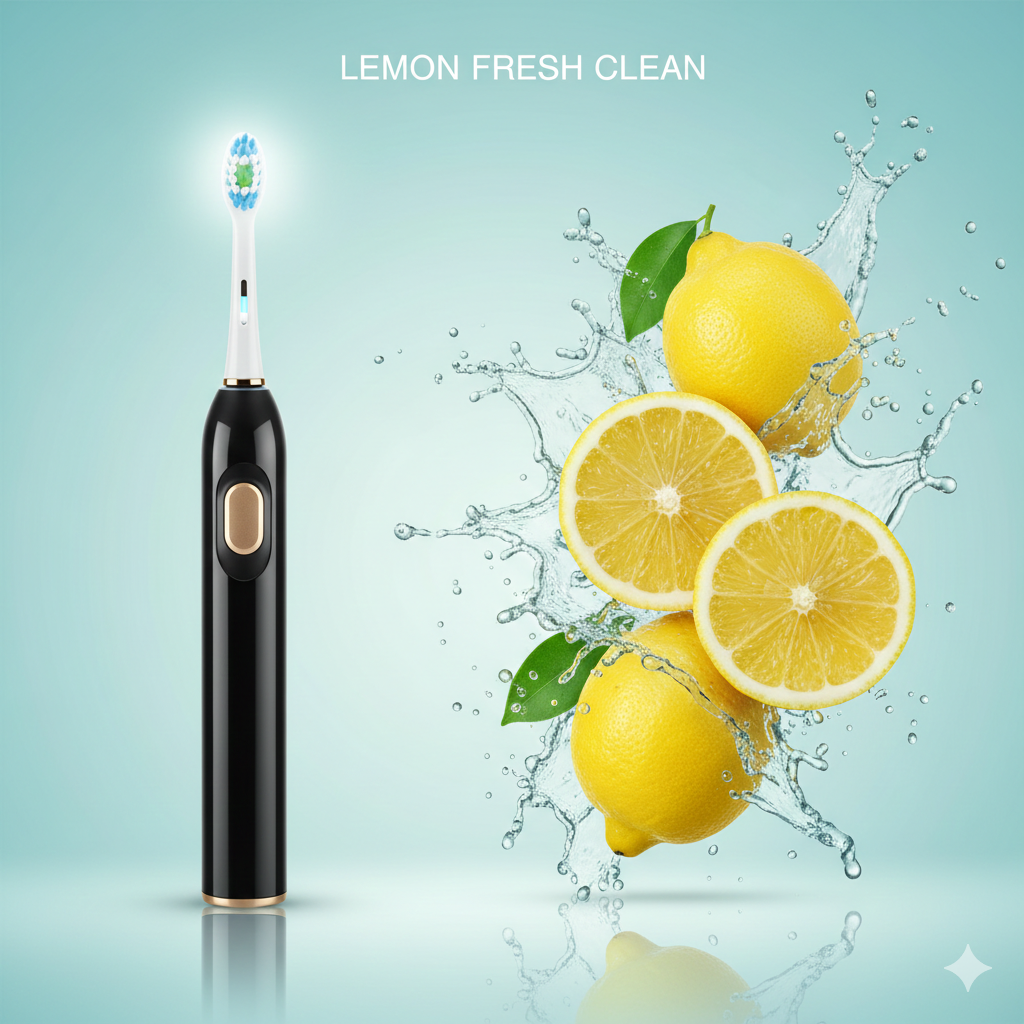 Electric Toothbrush, Teeth & Gums Care Lemon fresher Healthy Toothbrush